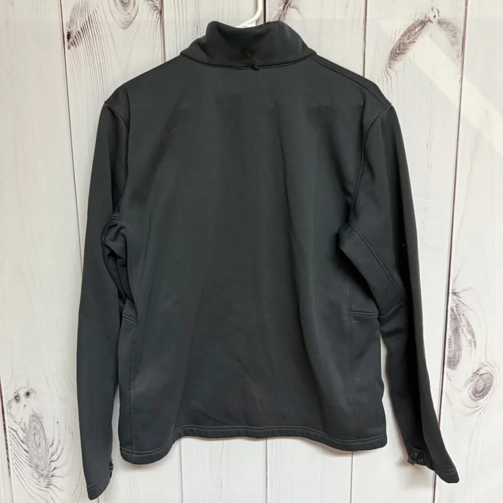 The North‎ Face Men’s Full Zip Fleece Jacket M Gray Soft Warm EUC